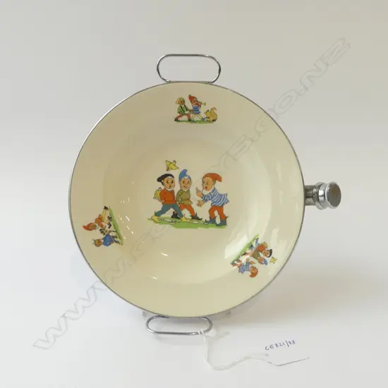 VINTAGE CHILDREN’S GNOMES WARMING BOWL HOLLAND, D.200MM