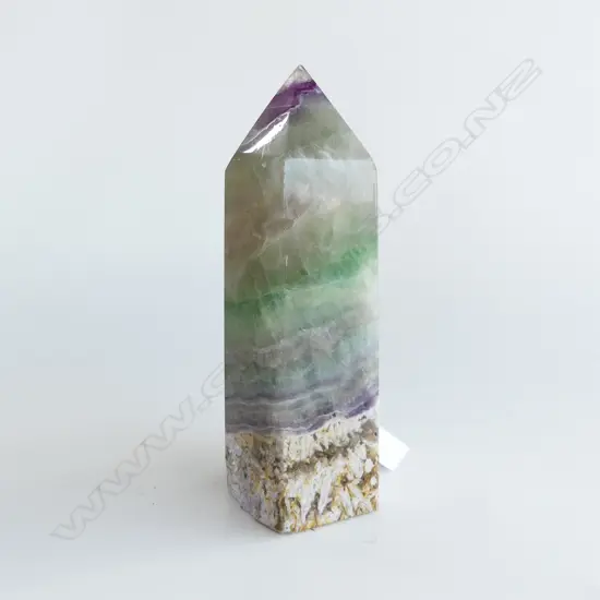 GREEN & PURPLE GEODE H150MM