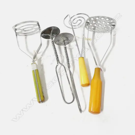 (1585/1599/1360/1354/995) 5 ASST VINTAGE MASHERS 