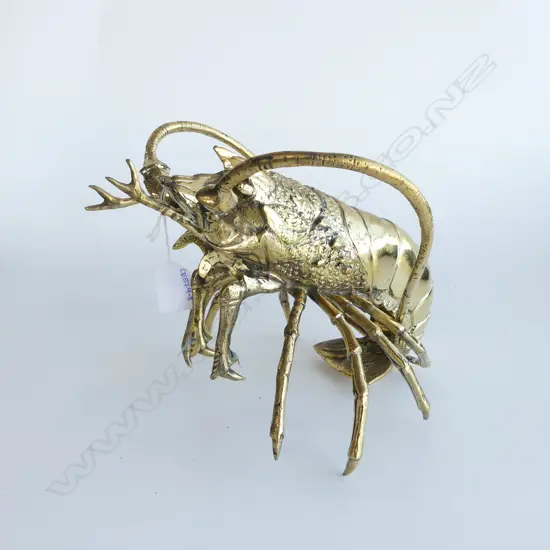 BRASS CRAYFISH ORNAMENT L.290mm