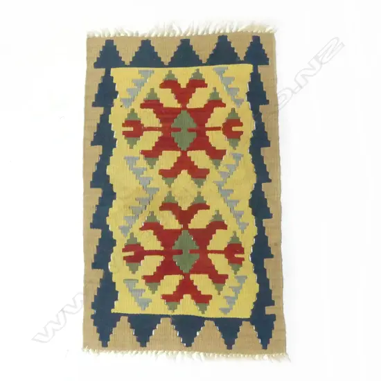 SMALL KELIM RUG GEOMETRIC PAT L930 W580MM