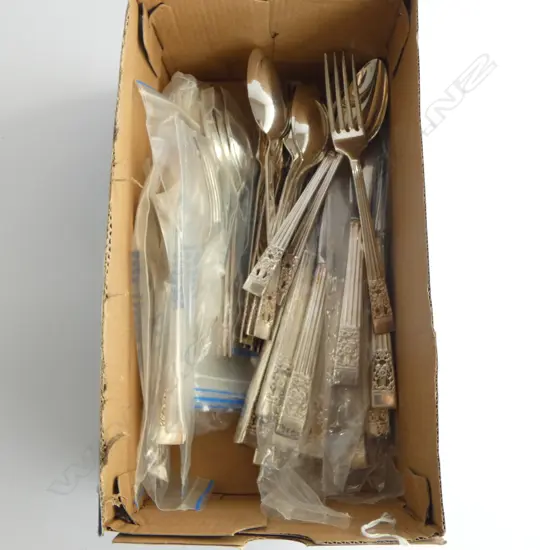 SET OF COMMUNITY PLATE CUTLERY