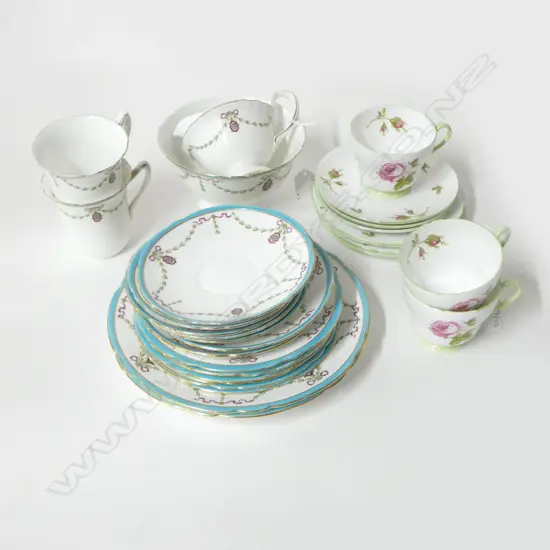 2 PART SHELLEY TEASETS