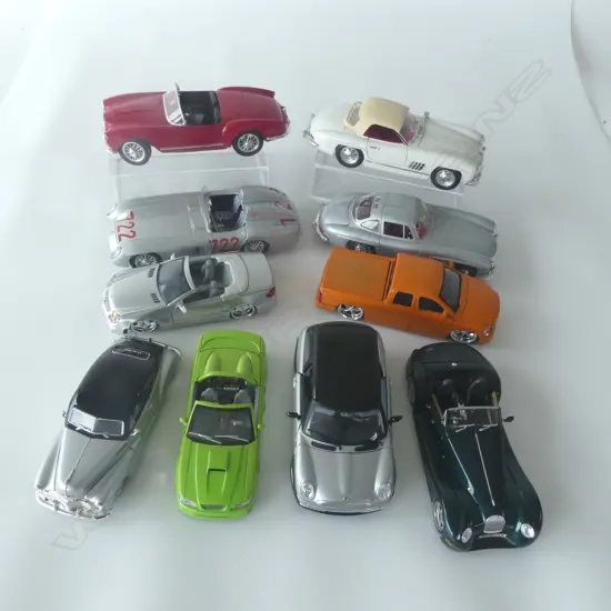 10 ASST. LOOSE MODEL CARS 