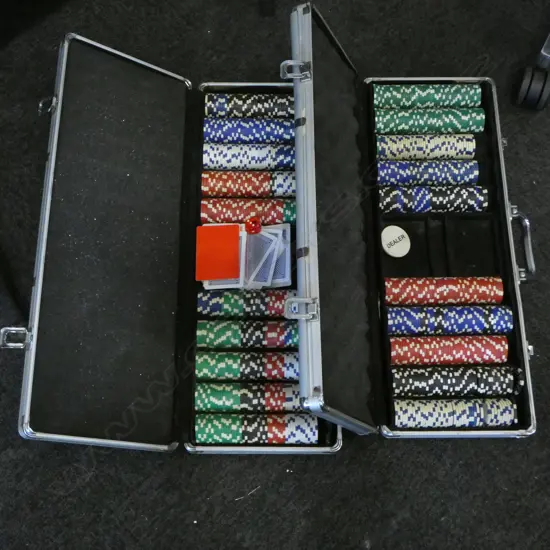TWO CASE’S OF POKER CHIPS