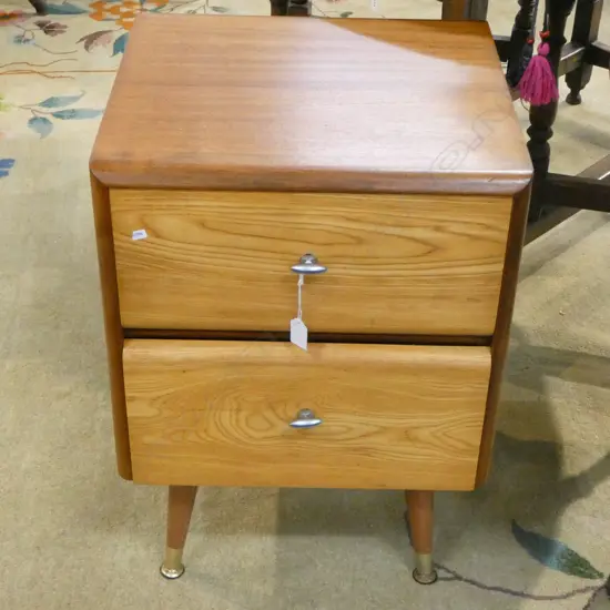 2 DRAWER BEDSIDE TABLE 450x420x620mm