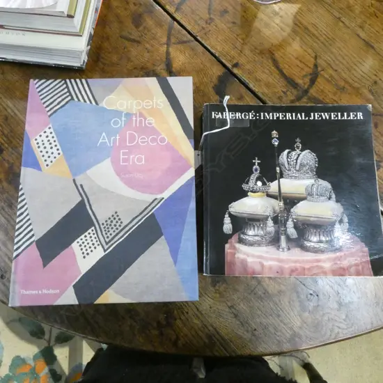 'CARPETS OF THE ART DECO ERA' & 'FABERGE: IMPERIAL JEWELLER' REFERENCE BOOKS