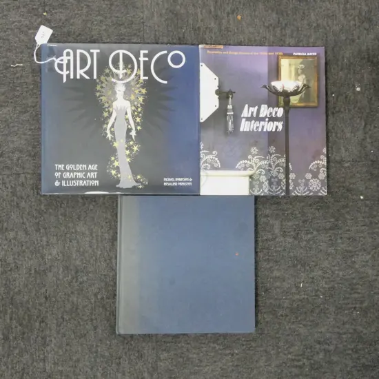 3 ART DECO REFERENCE VOLUMES 