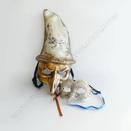 2 VENETIAN MASKS H.500mm