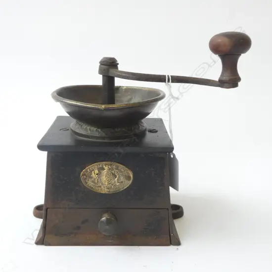 ANTIQUE KENDRICK COFFEE GRINDER H.190mm