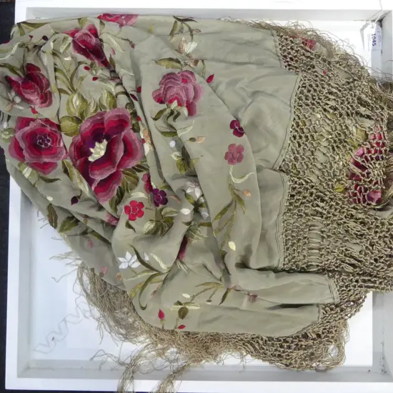 EMBROIDERED SHAWL