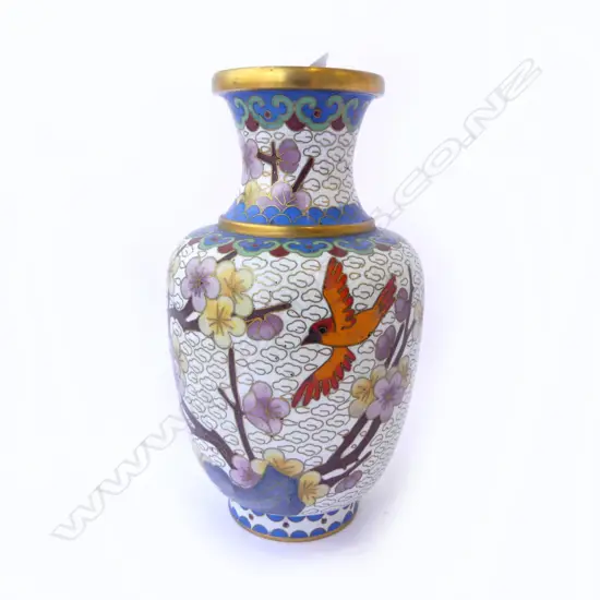 CLOISONNE VASE H.135mm
