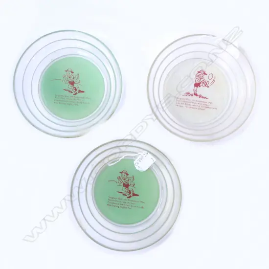 THREE 'SERGEANT DAN THE CREAMOATA MAN'PORRIDGE BOWLS , ONE MENTIONS THE ALL BLACKS , Dia 170mm