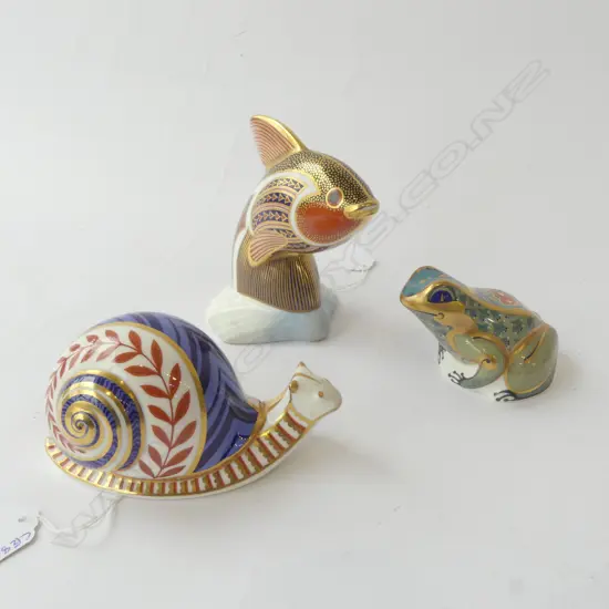 RCD FISH H120MM SNAIL  & FROG ORNS