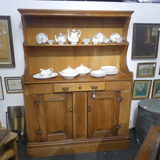 KAURI KITCHEN DRESSER 1360x490x1850mm (SOME WATER MARKS)