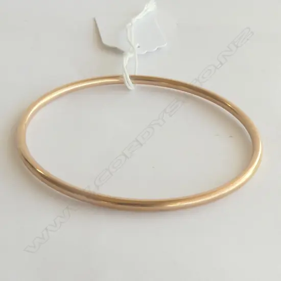 9CT GOLD BANGLE 5.2GMS