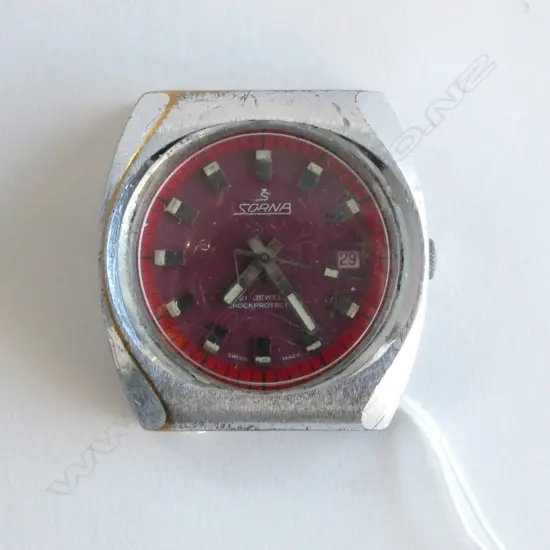 SORNA GENTS SWISS WRISTWATCH NO STRAP