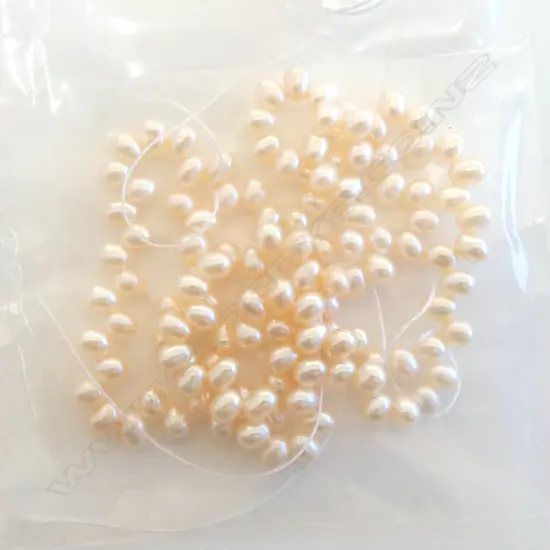 STRING SML FRESHWATER PEARLS, UNCLASPED