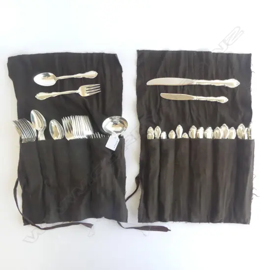 S/SILVER 10 PLACE SETTING  CUTLERY SET 1648GRMS NO INCLUDING KNIFE WEIGHT