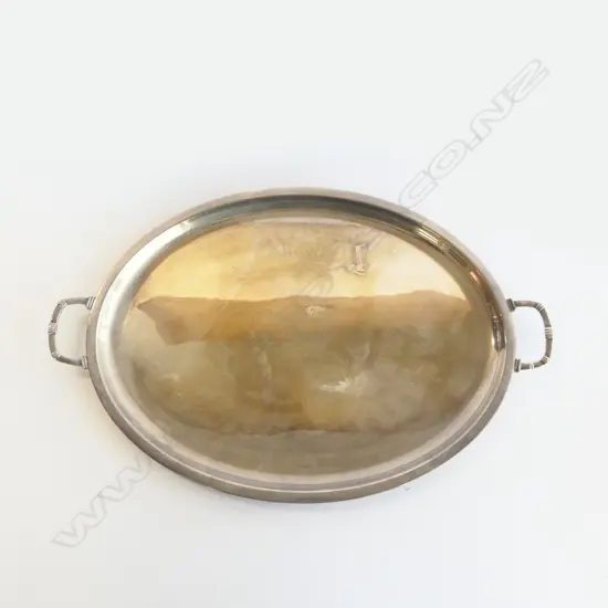 E/P PRESENTATION TRAY 'W.L. WILSON - AUCKLAND METROPOLITAN FIRE BRIGADE 1949' W.590mm