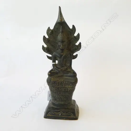 THAI CAST BRONZE BUDDHA, H.220mm, PROVENANCE; Ex The John Perry Collection