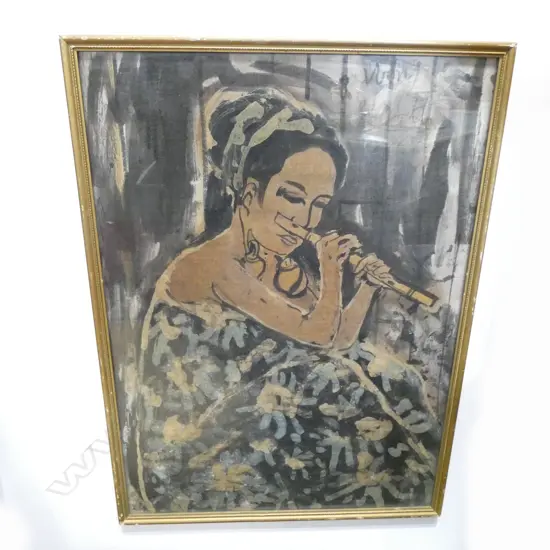 VOONG KIAT FUI, PORTRAIT, BATIK, 500x360mm