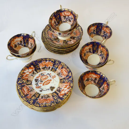FOLEY CHINA TEASET IMARI PAT