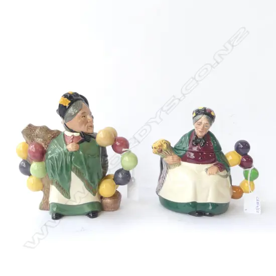 2 R/D BALLOON TEAPOTS H190MM