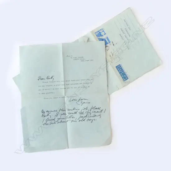 TWO LETTERS FROM NGAIO MARCH TO ELIZABETH