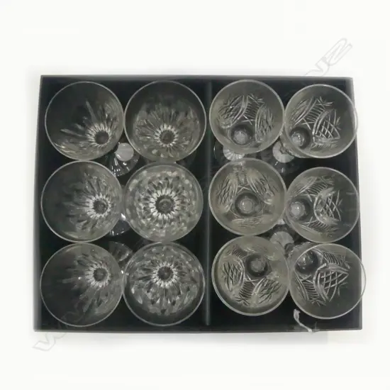 2 SETS OF 6 WATERFORD SWEET WINE GLASSES H120MM