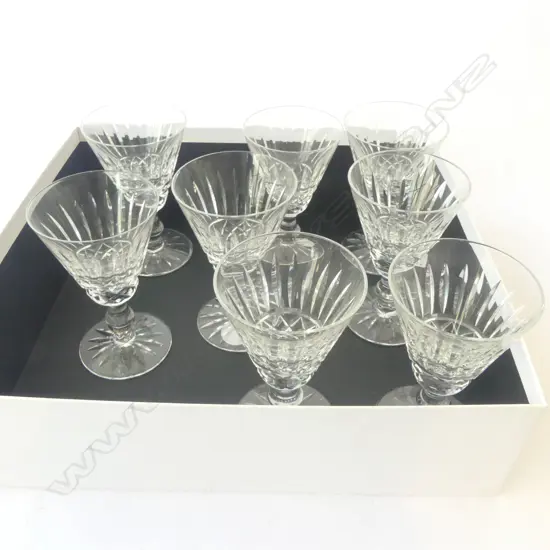 8 WATERFORD WINE GLASSES H130MM