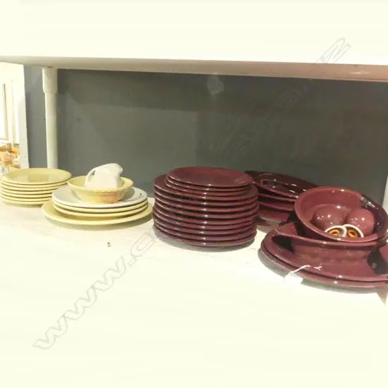 35 FIESTA U.S.A. DINNER CHINA MIXED GLAZES