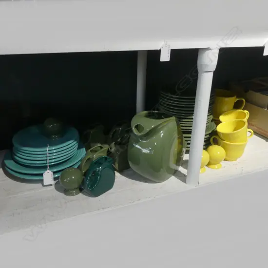 49 FIESTA U.S.A. DINNER CHINA MIXED GLAZES