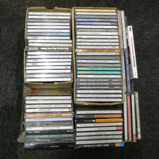 LARGE LOT ASST JAZZ CDS BOBBY HACKET ETC
