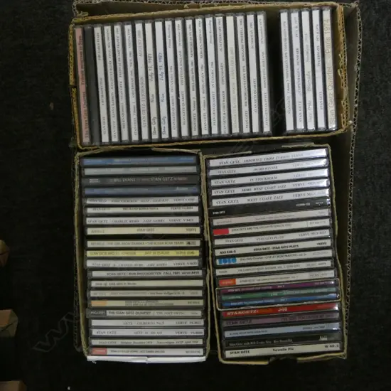 LARGE LOT OF STAN GETZ JAZZ CDS