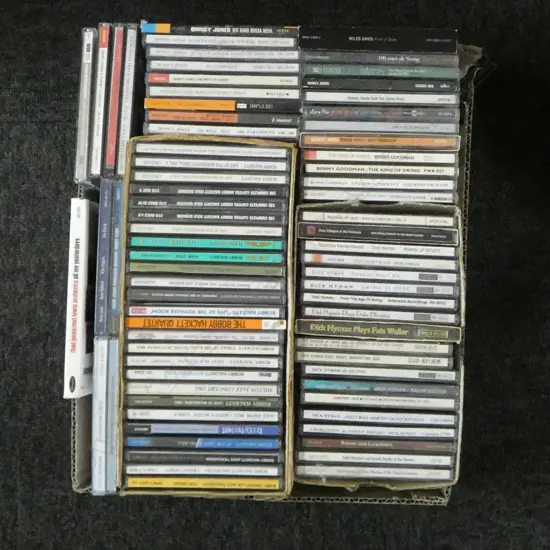 LARGE LOT OF ASST JAZZ CDS BENNY GOODMAN ETC