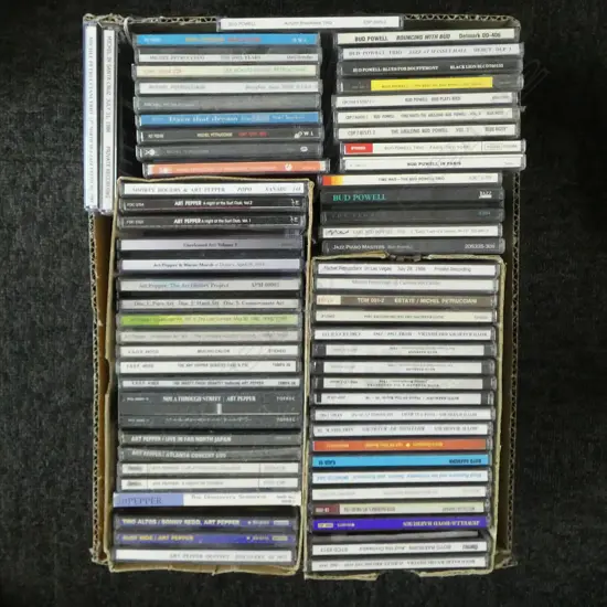 LOT ASST JAZZ CDS BUD POWELL/ART PEPPER ETC