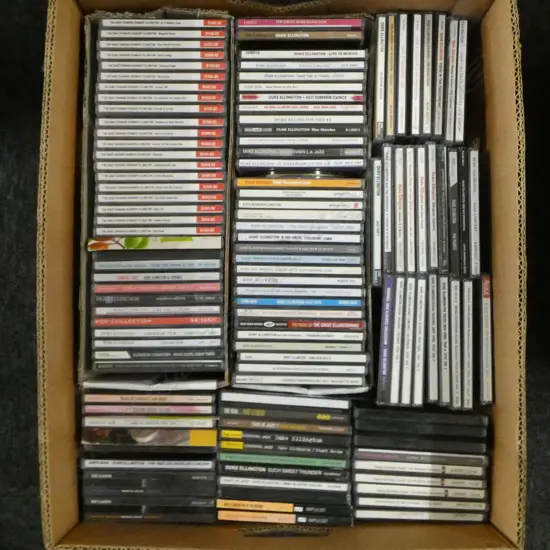 LARGE LOT OF ASST DUKE ELLINGTON CDS