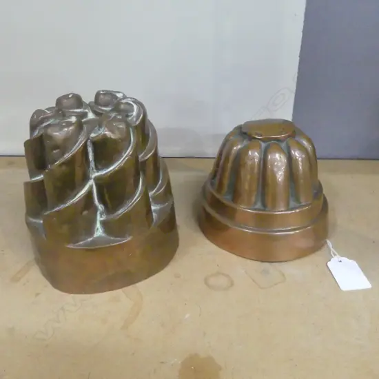 PR VICTORIAN COPPER FOOD MOULDS