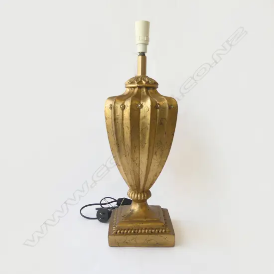 GOLD COLOURED TABLE LAMP H540MM