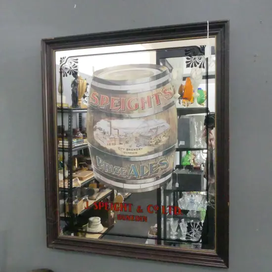 SPEIGHTS BAR MIRROR DUNEDIN 600x480mm