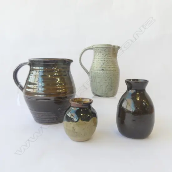 PETER STITCHBURY JUG H.190mm + 3 OTHERS