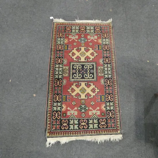 PERSIAN RUG, GEOMETRIC PATTERNS, 1280 x 720mm