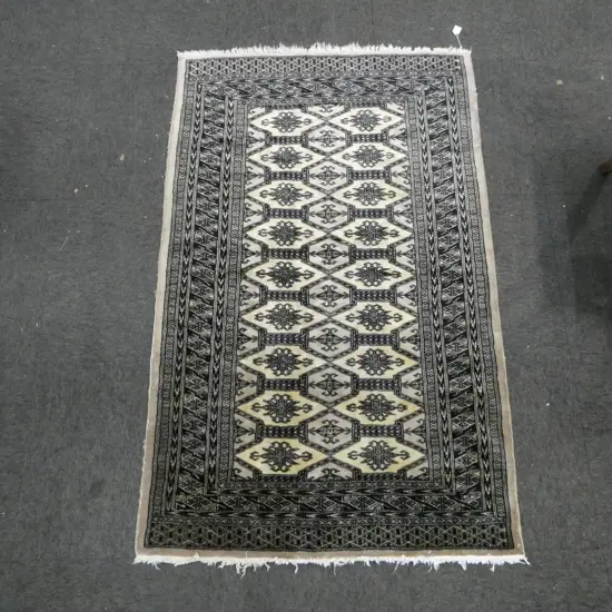 HAND KNOTTED SILK RUG 1550x990mm