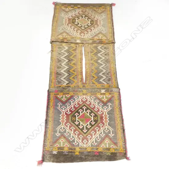 PR PERSIAN HAND KNOTTED SADDLE BAGS L1380 W530MM