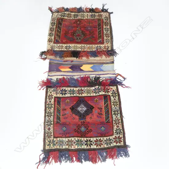 PR PERSIAN HAND KNOTTED SADDLE BAGS L1430 W580MM