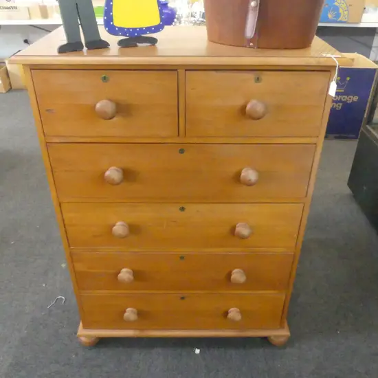 6 DRAWER CHEST OF DRAWERS 850x440x1180mm