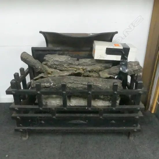 VINTAGE HEAVY ELECTRIC FIRE by MAGICOAL 860x550x680mm