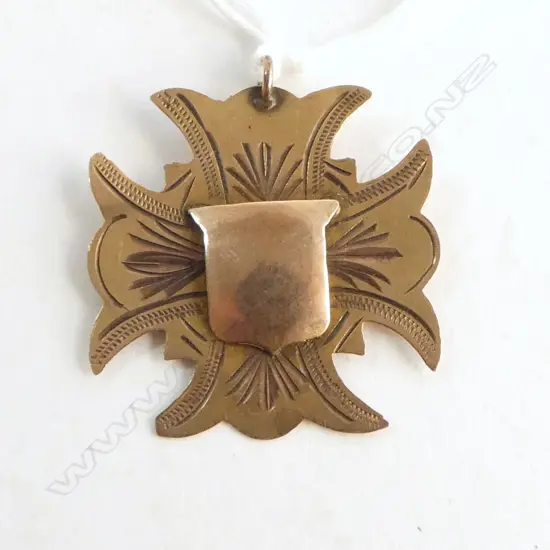 9ct ROSE GOLD MEDALLION 2.66gms