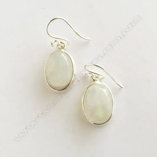 PR SILVER LABRADORITE DROP EARRINGS